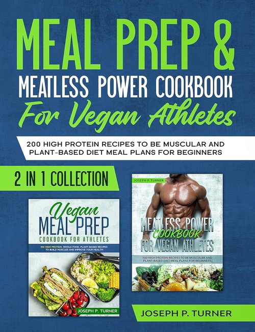 Product picture Meal prep & Meatless Power Cookbook For Vegan Athletes