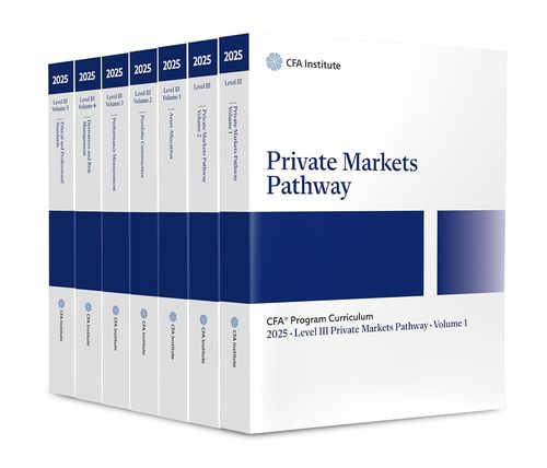 Product picture 2025 CFA Program Curriculum Level III Private Markets Pathwa